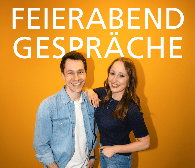 Podcast Feierabendgespräche Cover Arbeitsalltagspodcast Feierabendgespräche der WERTGARANTIE Group